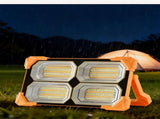 Portable LED Work Solar Light with Stepless Brightness Job Site Battery Rechargeable LED Floor Light 21256053