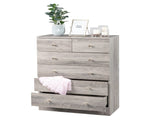 Modern Simple 6-Drawer Dresser Gray 89621614
