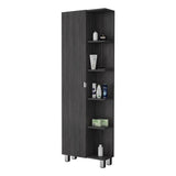 Los Angeles Linen Cabinet, Five Shelves, One Cabinet, Divisions B128P148736
