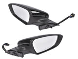 Left & Right Side Black Power Heated Mirror with Signal Light Fit for Kia Forte LX Sedan 4-Door 1.8L 84154169