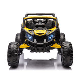 ZUN 12V Ride On Car with Remote Control,UTV ride on for kid,3-Point Safety Harness, Music Player 78269199