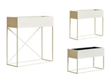 3Pack PreAssembled Beige Metal Elevated Planter Stand with NonWoven Liner, UVResistant W2796P516633