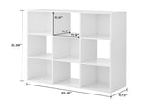 9 Cube Storage Organizer, White 58706054