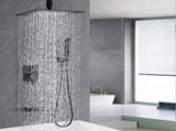 12inch Shower System With Waterfall Tub Spout and Handheld Shower Head W121749910