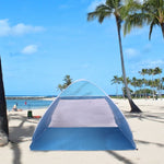 ZUN 2-3 Person Beach Tent Pop Up Sun Tent Big Automatic Sun Umbrella 2-3 Person Fishing Beach 27903699