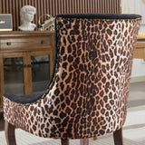 A&A Furniture,Ultra Side Dining Chair, Thickened fabric chairs with neutrally toned solid wood legs, W1143P209903