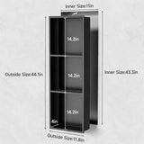3-Tier Shelf Stainless Steel Shower Niche For Bathroom, W3776P421508