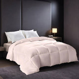 Pink plus-size comforter for all seasons, perfect for cozy bedrooms, luxurious hotel rooms, single, 22702472