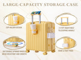 20"/24"/28" 3 pcs/set in ABS Spinner Wheel Luggage, Carry on Suitcase, with Cup Holder & USB Port & W2787P262958