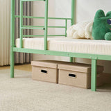 Twin Over Twin Bunk Bed for Kids Teens Adults, Heavy Duty Metal Bunk Bed with 30025926
