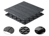 Plastic Interlocking Deck Tiles, 27 Pack, 11.8"x11.8" Waterproof Flooring Tiles for Indoor and 02827216