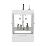 Bathroom Vanity with Two Doors, Two Drawers Madison, White B070P316861