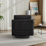 31.5"W Swivel Accent Chair and Comfy Round Accent Single Sofa Chair, 360 Degree Club Chair, Lounge W1852P204919