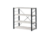 Jurgen Antique White & Black Finish Bookshelf B2726P287312