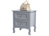2pcs Country Style Two-Tier Night Tables Large Size Grace 63971339