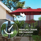 Cantilever Tilt Offset Patio Umbrella 01155553