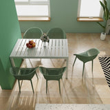 2-Pack Modern Lounge Chairs Indoor/Outdoor All-Weather PP Plastic, Lightweight for Patio, Beach, W3450P323316