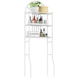 White Bathroom Towel Storage Rack with 3 Shelves 61218274