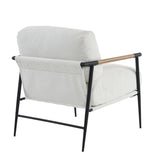 Leisure chair lounge chair velvet White color W1805106266