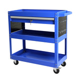 ZUN Rolling Tool Cart, Premium 1-Drawer Utility Cart, Heavy Duty Industrial Storage Organizer Mechanic W1239132624