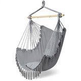 Pillow Tassel Hanging Chair Light Gray 86995198