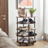 ZUN 4-Tier Revolving Shoe Rack Storage Organizer W2167130777