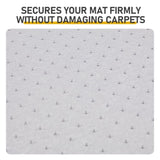 Matte Textured 2.2 90x120 cm Raised Design 36x48in Double-Fold PVC Floor Mat 10813339
