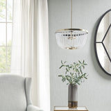 2-Light Beaded Chandelier B03595695