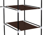 69" Portable Clothes Closet Wardrobe Storage Organizer with Non-Woven Fabric Quick and Easy to 84183765