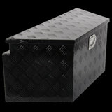 34"*14.5"*15" Aluminum Trailer Tongue Tool Box Toolbox Truck Bed Storage Black returns wit MT018049 15091001