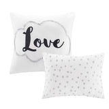 King/Cal King Metallic Printed Comforter Set B03595922
