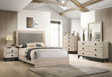 Modern Design Bedroom Furniture 1pc Cream 4 Drawers Beautiful Chest with Faux Marble Top B011P262327