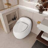 1-Piece 1.28 GPF Single Flush Egg Shape Toilet in Glossy White W2973P248391