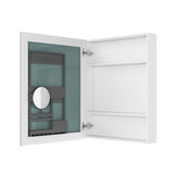 24'' W x 30'' H Surface Frameless Mirror Medicine Beveled Mirror Edges Bathroom Medicine W2287P250158