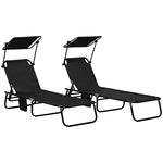 ZUN Folding Lounge Chairs / beach chair （Prohibited by WalMart） 12150386