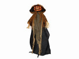 Halloween Animated Decorations - 5.8 FT Sound-Activated Animatronic Pumpkin Ghost with Moving Head 30015492