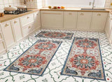 Kitchen Rugs Sets 3 Piece with Runner Non Slip Mats for Floor Washable Bohemian Runner Rug 08219038