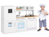 Kids Pretend Play Kitchen Set Certified Realistic Sound with Storage & Accessories 99592607