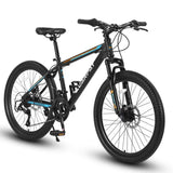 ZUN S26102 26 Inch Mountain Bike, Shimano 21 Speeds with Mechanical Disc Brakes, High-Carbon Steel W1856P227859