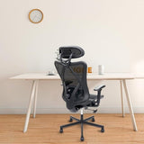 Mesh Office Chair Back Height Adjustable with Wheel Legs,Lumbar Support, Adjustable 28920866