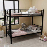 Twin Over Twin Metal Bunk Bed for Kids Boys Girls,Metal Structure Bedframe with Ladders & W1935P279723