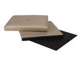 Faux Leather Folding Storage Ottoman Cube, Classic Decor, Metallic Bronze 67377705