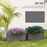 ZUN Garden Bed、 Galvanized Planter 52494762