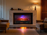 26 Inch Smart Electric Fireplace Log Set - Alexa/Google Compatible, 5 Flame Colors & 1500W Heater 85716401