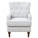 Accent Chair With Comfy Chenille Club Fabric,Comfy Upholstered Living Room Arm Chair,Springs W3042P262909