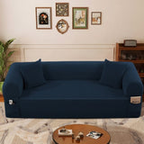 Spring Sofa with High-Quality Fabric, Pillows & Storage - Pocketed Springs, High-Density Foam, for B347P365288