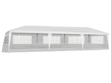 10x30ft Outdoor Pop Up Canopy, Portable Instant Canopy Tent with 8 Sidewalls for Outdoor Events 47765489