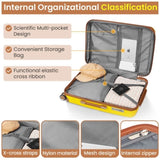 Luggage Sets 4 Piece, Expandable Lightweight Suitcase with 4 Double 360 Degrees Mute 16337319