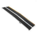 10ft Portable Wheelchair Non-Slip Aluminum Folding Handicap Home Steps Scooter Door Threshold 34393789