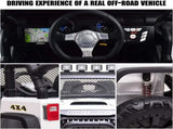 Large Wheels 2 Seater Kids Electric Car Powerful Electric Ride On Truck w/Remote Control, 2 Speeds, 23918294